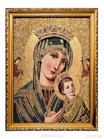 Obraz Haftowany Matka Boża Nieust. Pomocy 42/32 cm