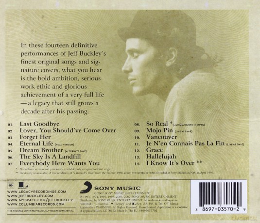 Jeff Buckley: So Real: Songs From Jeff Buckley [CD]