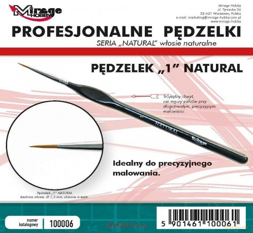 Pędzelek natural 1