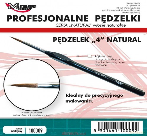 Pędzelek natural 4