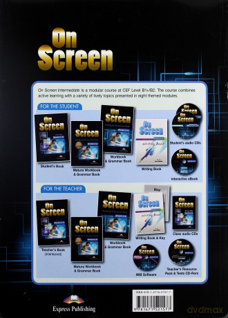 On Screen Intermediate B1/B2 SB+writting book [KSIĄŻKA]