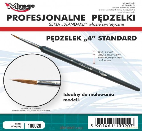 Pędzelek standard 4