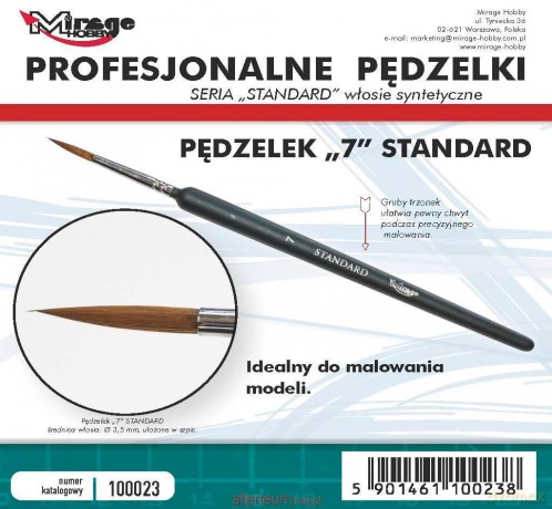 Pędzelek standard 7