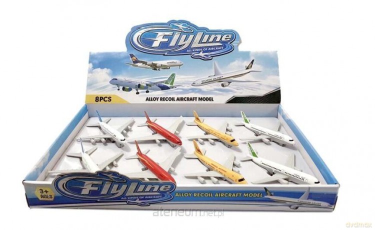 Samolot Flyline Jet pull back mix