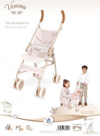 Spacerówka XL Verona dla lalek do 52 cm