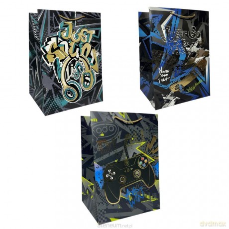 Torebka prezentowa dziecięca M Graffiti mix
