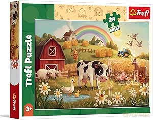 TREFL 24 el. Krowa na farmie [PUZZLE]