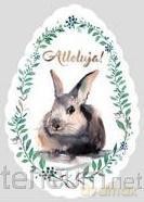 Zawieszka metalowa - Alleluja Easter