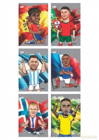 Zeszyt A4/40K kratka Footbal Icons (10szt)