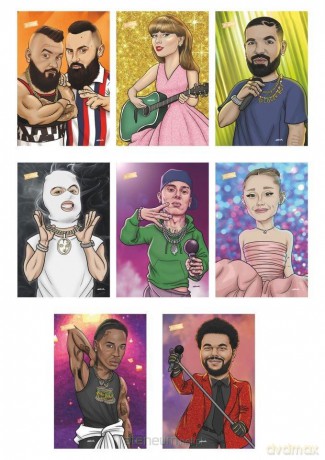 Zeszyt A5/60K kratka Pop Icons (10szt)