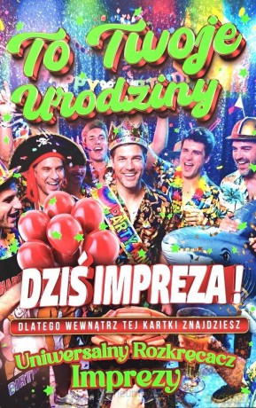 286 Karnet JCX na urodziny dla faceta z grą