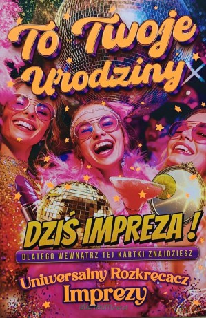 287 Karnet JCX na urodziny dla kobiety z grą
