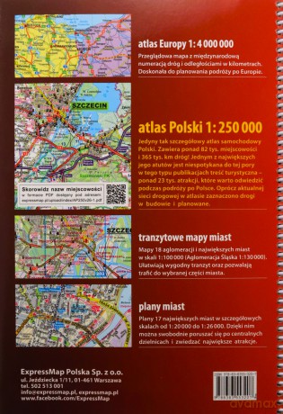 Atlas samochodowy Polska 1:250 000/2027 [KSIĄŻKA]