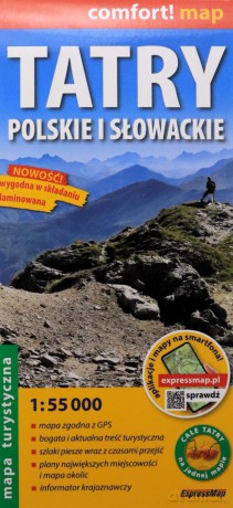 Comfort! map Tatry Polskie i Słowackie 1:55 000