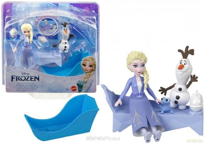 Figurki Disney Elsa i Olaf na sankach [FIGURKA]