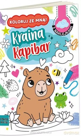 Kolorowanka a4 koloruj ze mną - kraina kapibar - Agnieszka Matz [KSIĄŻKA]