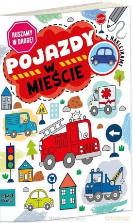 Kolorowanka a4 ruszamy w drogę - pojazdy w mieście - Agnieszka Matz [KSIĄŻKA]