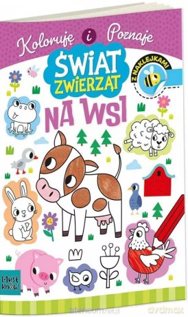 Kolorowanka a4 świat zwierząt - na wsi - Agnieszka Matz [KSIĄŻKA]