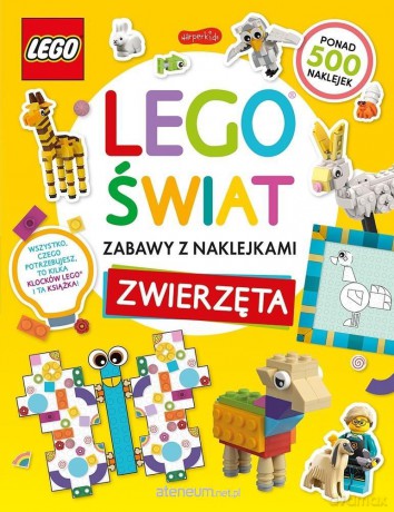 LEGO świat. Zabawy z naklejkami. Zwierzęta [KSIĄŻKA]