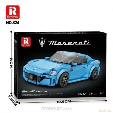 Maserati GranTurismo 2024 Blue 384el [KLOCKI]