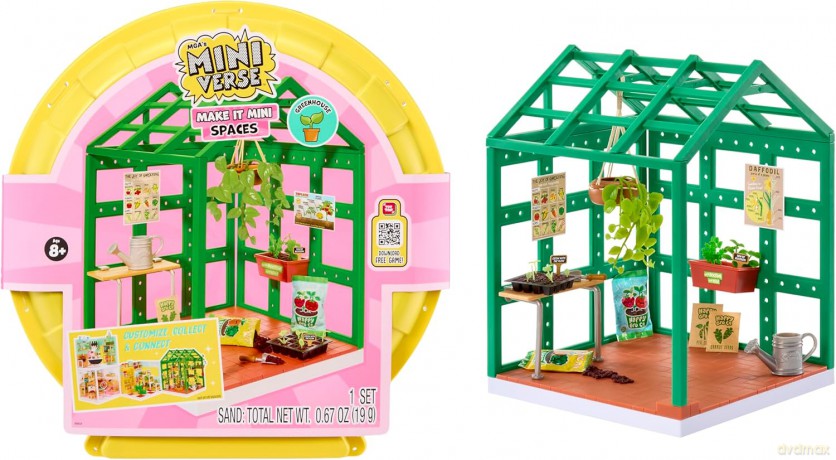 MGA's Miniverse - Spaces Starter Pack Greenhouse [FIGURKA]