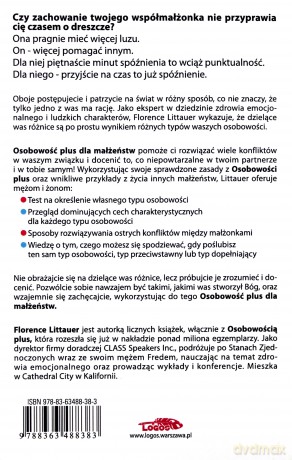 Osobowość plus dla małżeństw [KSIĄŻKA]