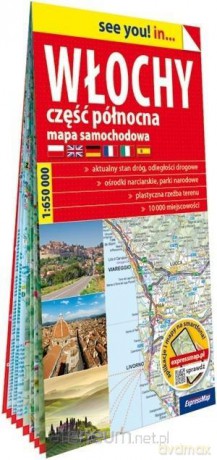 See you! in... Włochy cz. pónocna 1:650 000 mapa