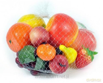 Owoce plastikowe w siatce