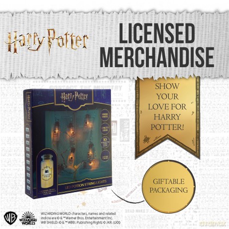 Harry Potter zestaw lampek ozdobnych LED (długość: 1,65 cm) / Harry Potter Light - String LED (length: 1,65 cm)