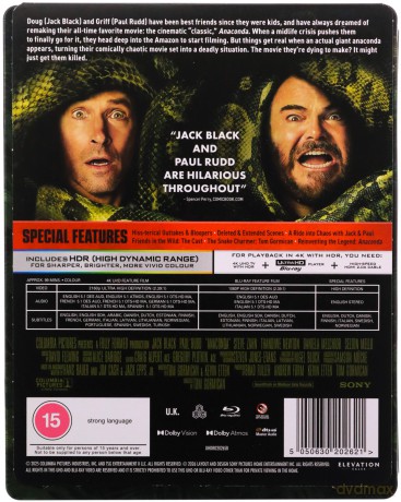 Anaconda (Anakonda) (steelbook) [Blu-Ray 4K]+[Blu-Ray]