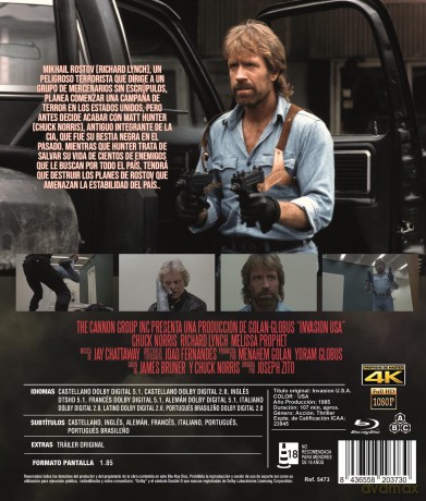 Invasion U.S.A. (steelbook) [Blu-Ray]
