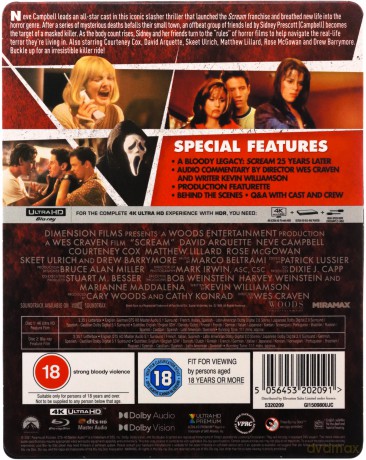 Scream (Krzyk) (steelbook) [Blu-Ray 4K]+[Blu-Ray]