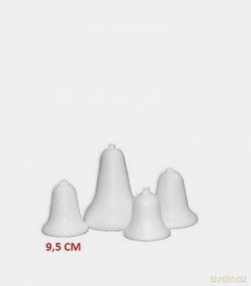 Ozdoba styropianowa dzwonek 9,5 cm 5 szt