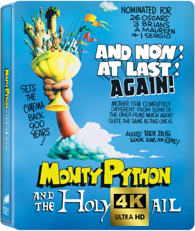 Monty Python i Święty Graal (steelbook) [Blu-Ray 4K]+[Blu-Ray]