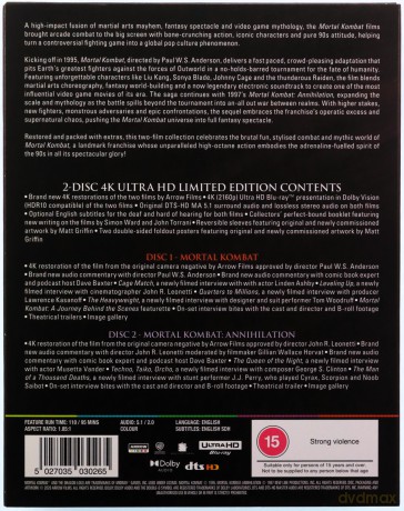 Mortal Kombat Kollection [Blu-Ray 4K]+[Blu-Ray]