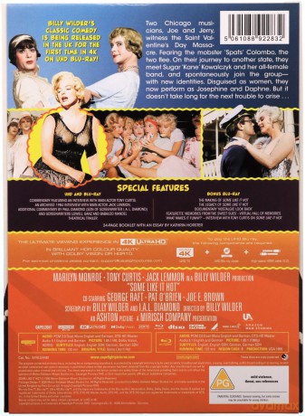 Some Like It Hot (Pół żartem, pół serio) [Blu-Ray 4K]+[Blu-Ray]