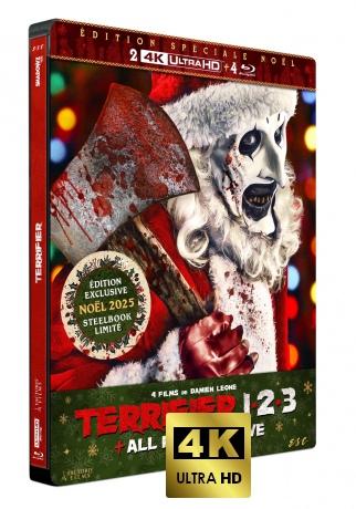 Terrifier 1-2-3 + All Hallow's Eve (steelbook) [Blu-Ray 4K]