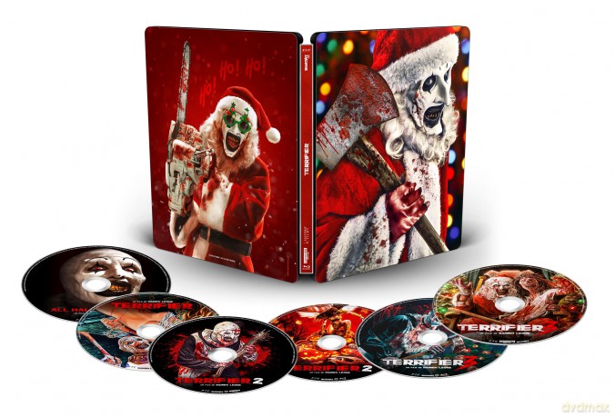 Terrifier 1-2-3 + All Hallow's Eve (steelbook) [Blu-Ray 4K]