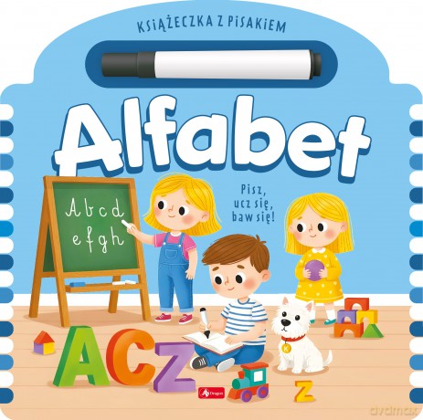 Alfabet z flamastrem. Książka z pisakiem [KSIĄŻKA]
