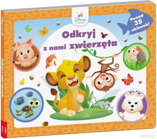 Disney Maluch Odkryj z nami zwierzęta OK-9204 [KSIĄŻKA]