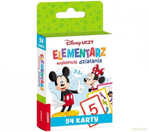 Disney uczy Elementarz wykonuję działania karty UEK-9303 [KSIĄŻKA]