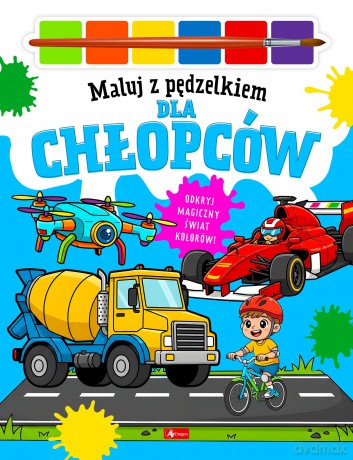 Dla chłopców. Maluj pędzelkiem - Wojciech Baturo [KSIĄŻKA]
