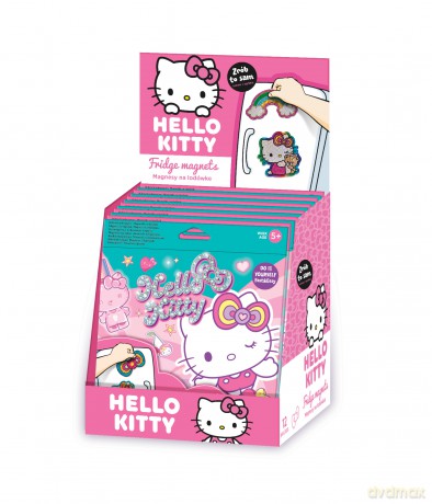 Magnes na lodówkę Hello Kitty Pink 1szt.mix