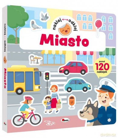 Miasto. Naklej odklej [KSIĄŻKA]