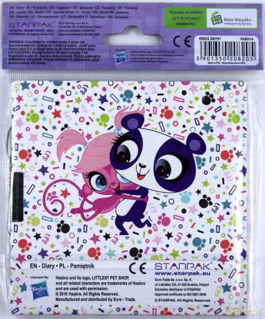 Pamiętnik z kluczykiem Littlest Pet Shop [KSIĄŻKA]