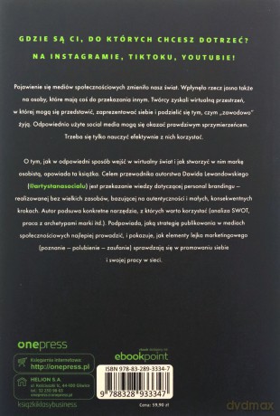 Pokaż światu swoją twórczość. Przewodnik po budowaniu marki osobistej w social mediach - Dawid Lewandowski [KSIĄŻKA]