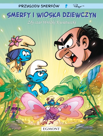 Smerfy i wioska dziewczyn. Zły czar Wróżki Kwiatuszki (Tom 8) - Pierre Culliford [KOMIKS]