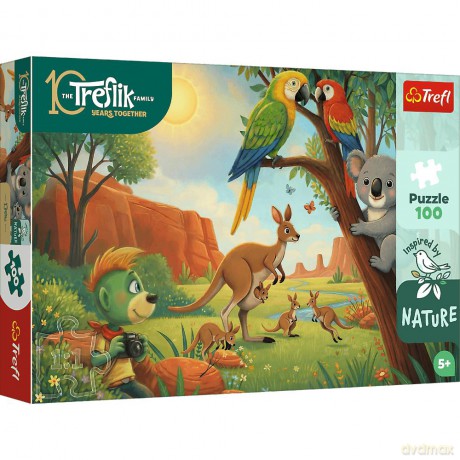 TREFL 100 el. Inspired By Nature Koala i kangury Rodzina Treflików 16594 [PUZZLE]