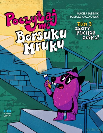 Złoty puchar znika! Poczytaj mi, Borsuku Mruku - Maciej Jasiński, Tomasz Kaczkowski [KOMIKS]