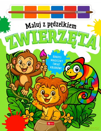 Zwierzęta. Maluj pędzelkiem - Wojciech Baturo [KSIĄŻKA]